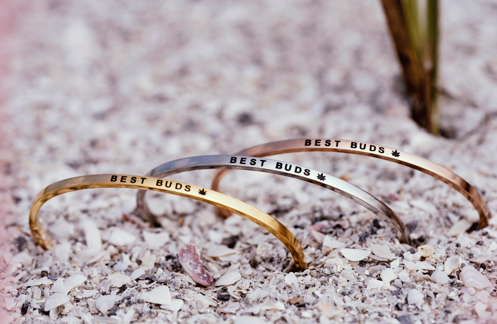 Best Buds Bracelets at the beach