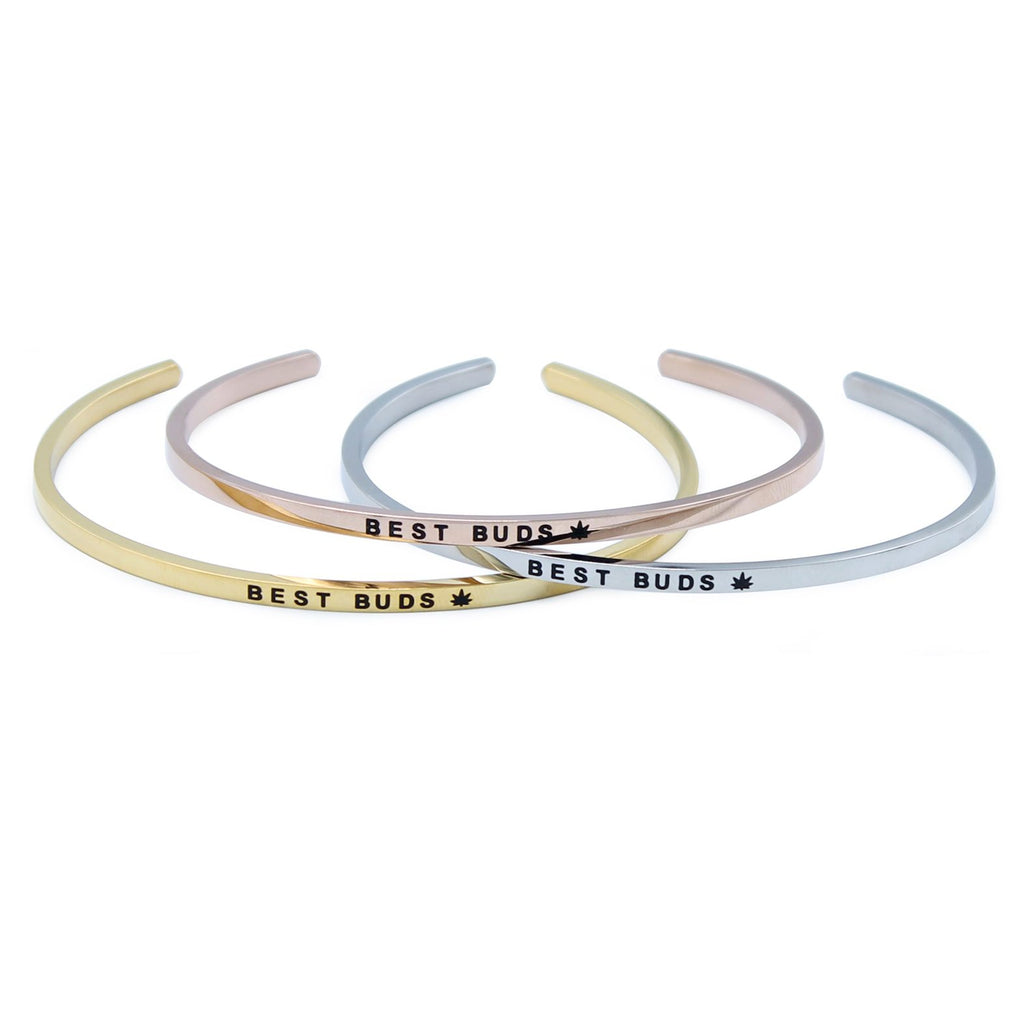 Best Buds Bracelets in gold, reose gold and silver
