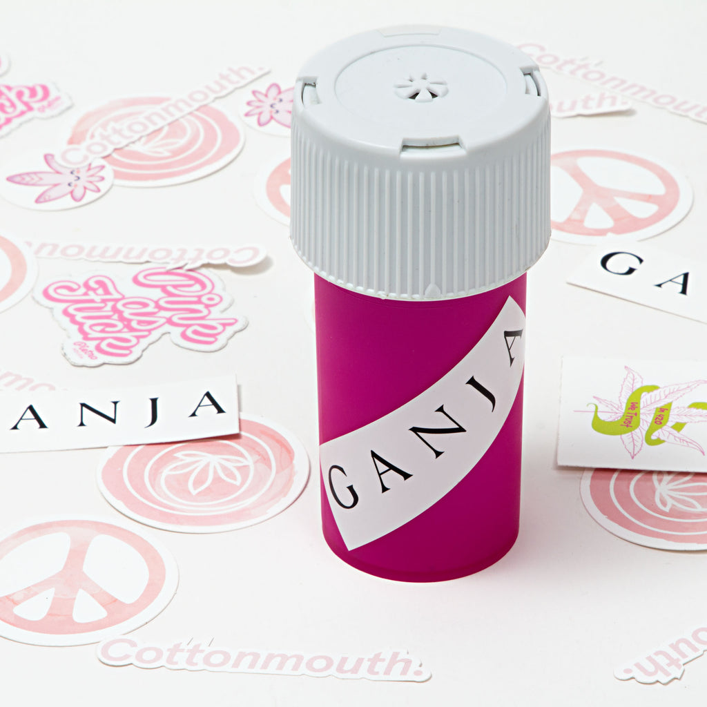 Pink Jar + Sticker Set