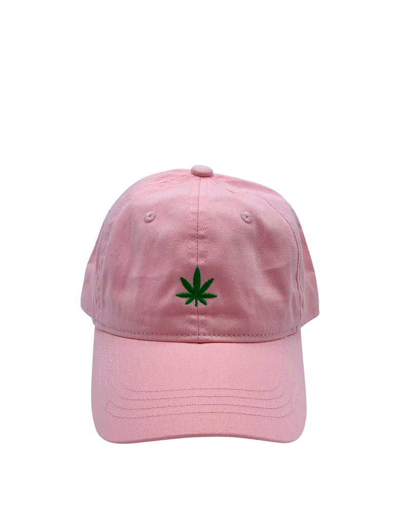 Pink Leaf Hat