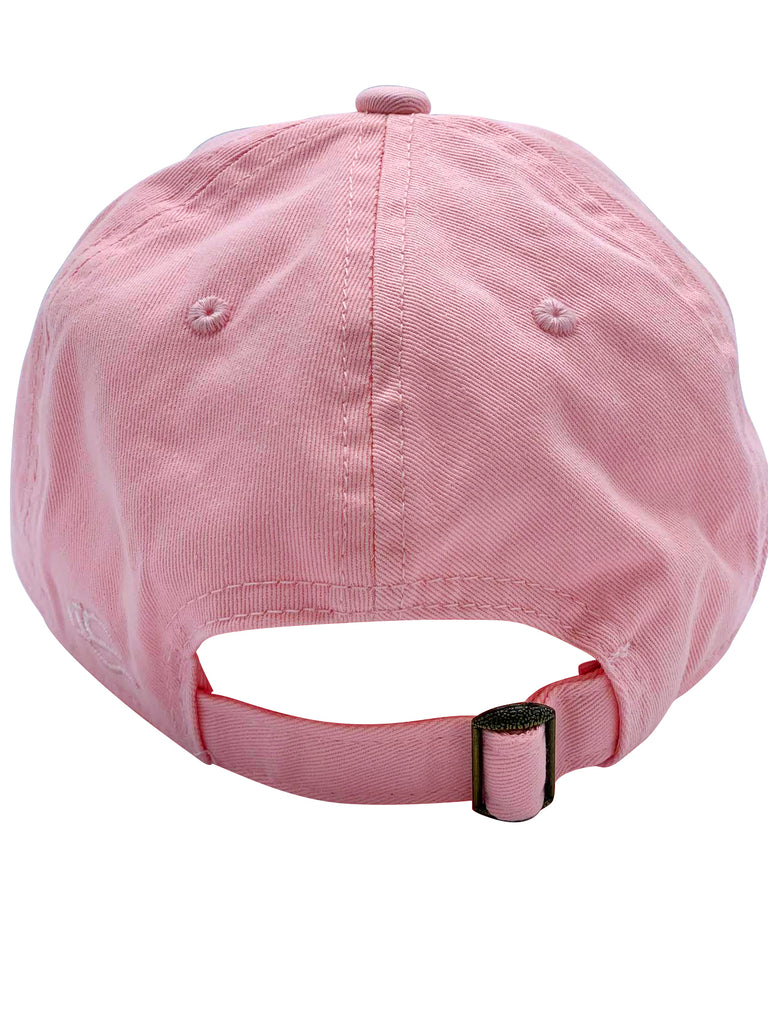 Pink Leaf Hat back