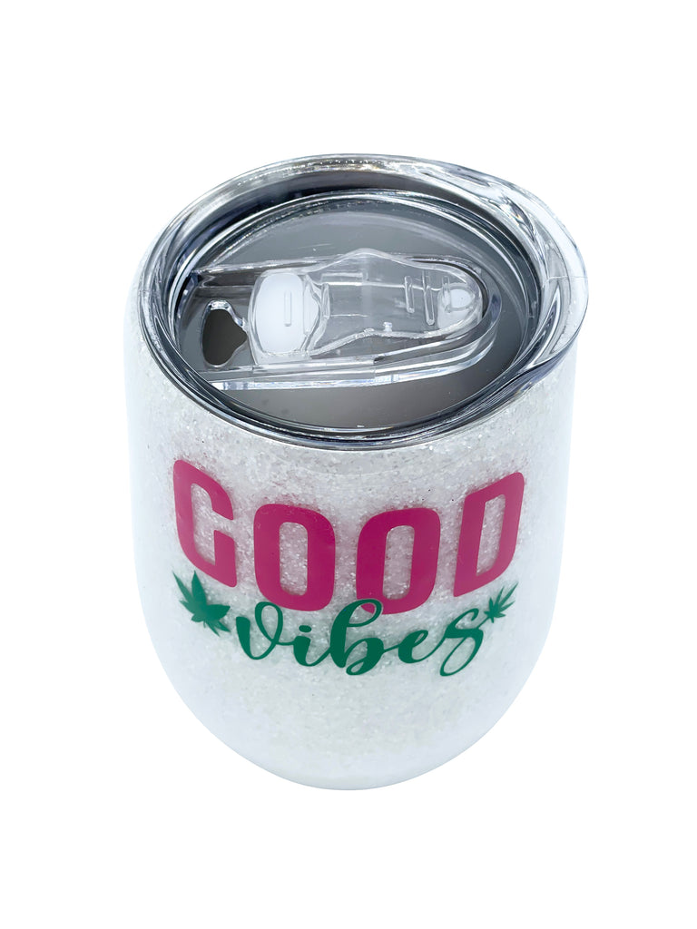 Top of Good Vibes Drink Tumbler