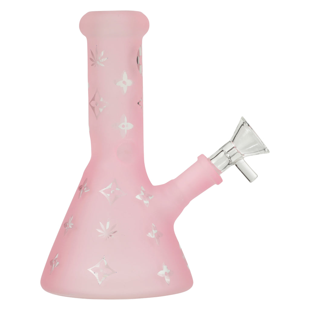 Frosted Pink Mini Designer Bong
