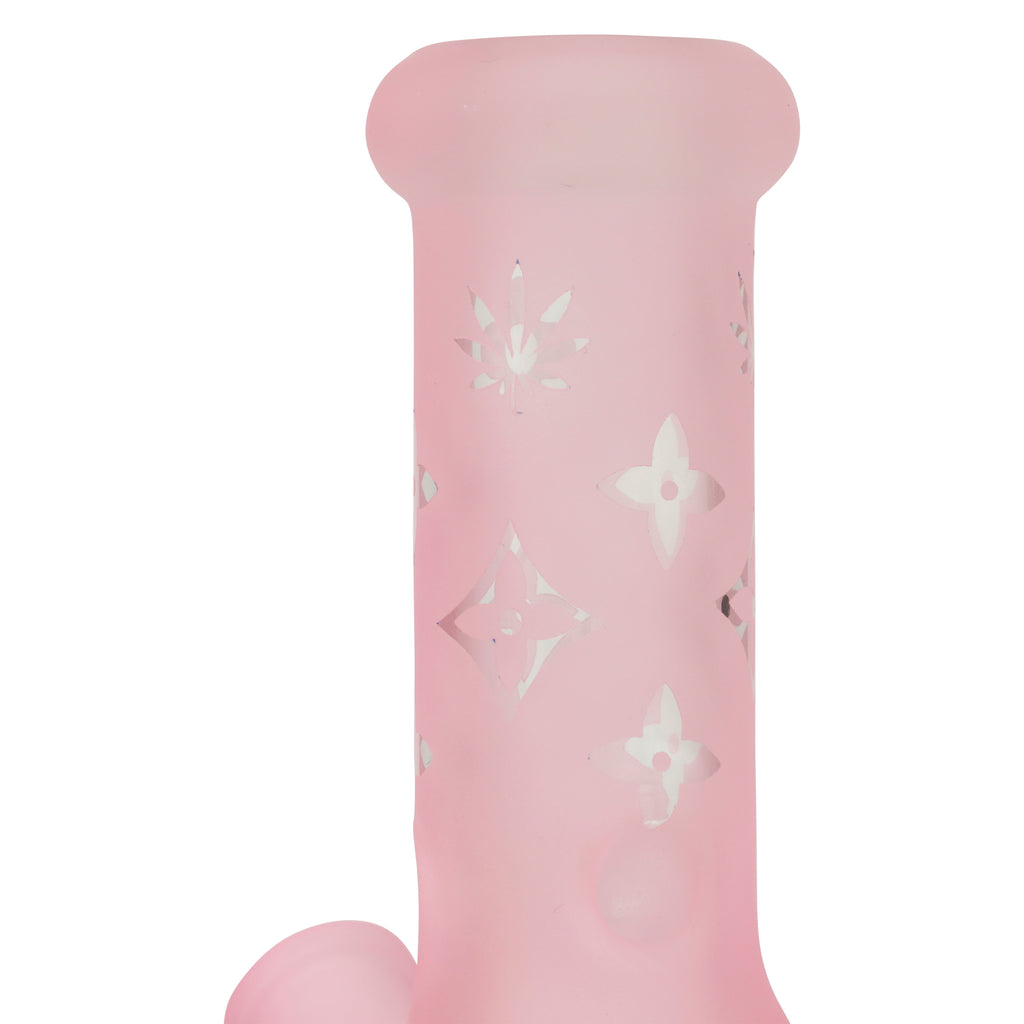 Frosted Pink Mini Designer Bong