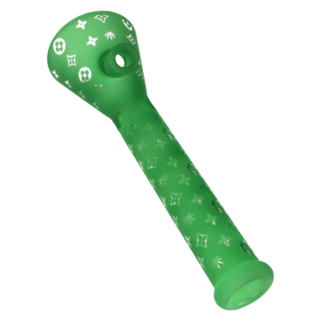 Frosted Green Designer Bong