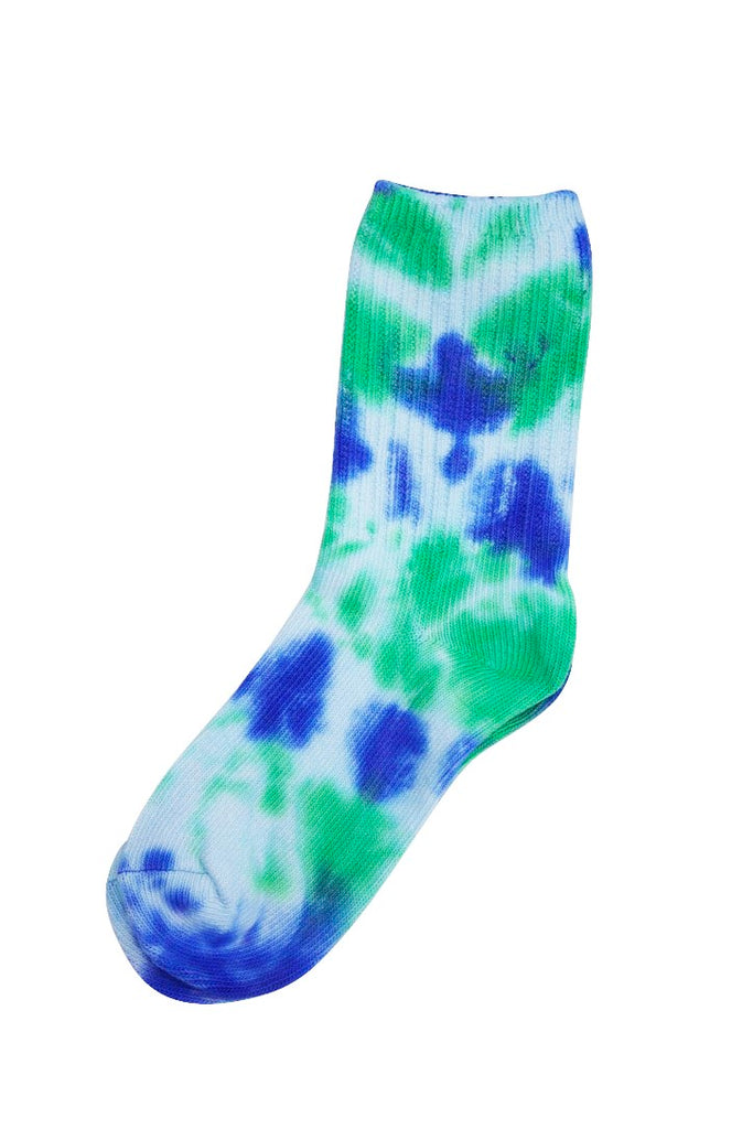 Blue and Green Socks