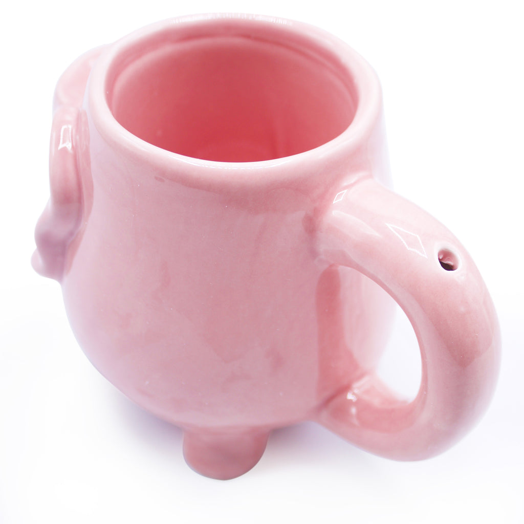 Pink Elephant Mug handle