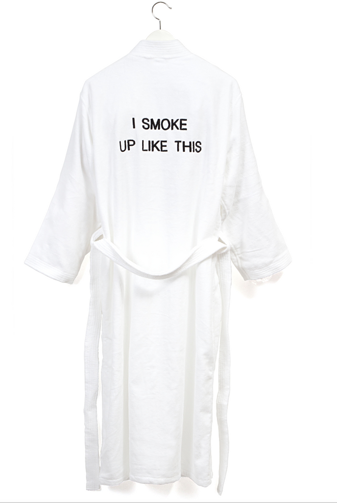 "I SMOKE UP LIKE THIS" Smoking Robe