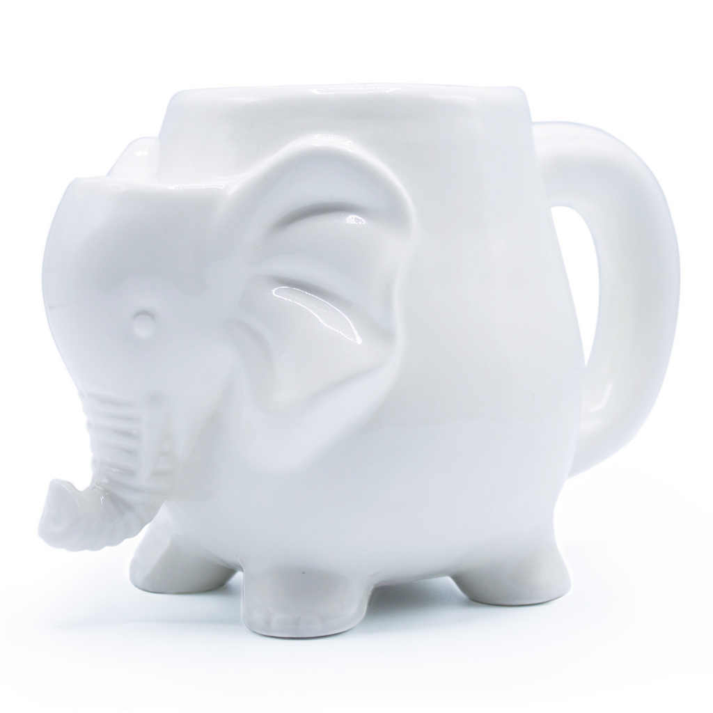 White Elephant Mug