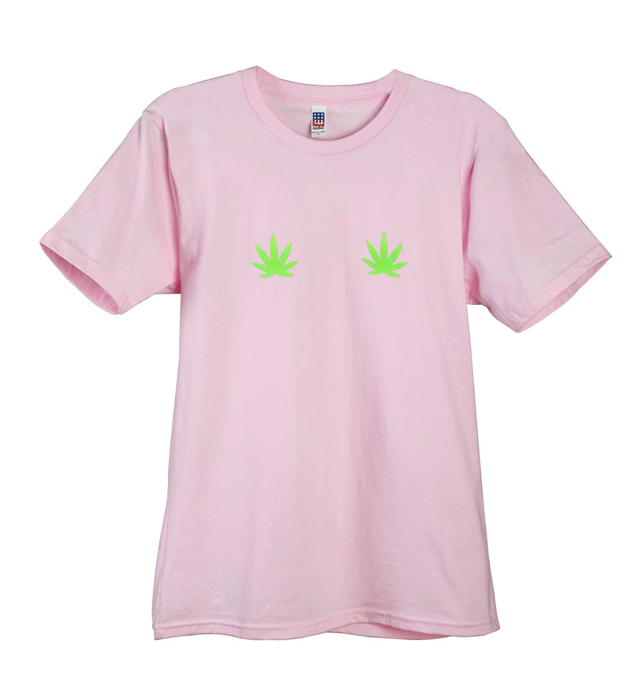 Pink Leaf T-Shirt