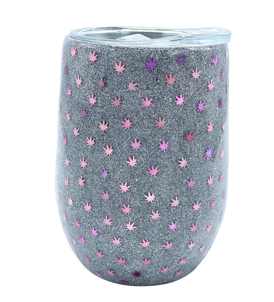 Irridescent leaf  Drink Tumbler