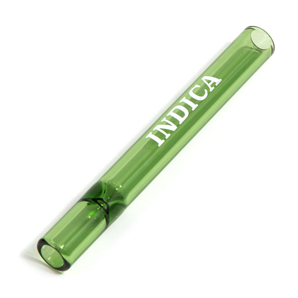 INDICA green glass pipe