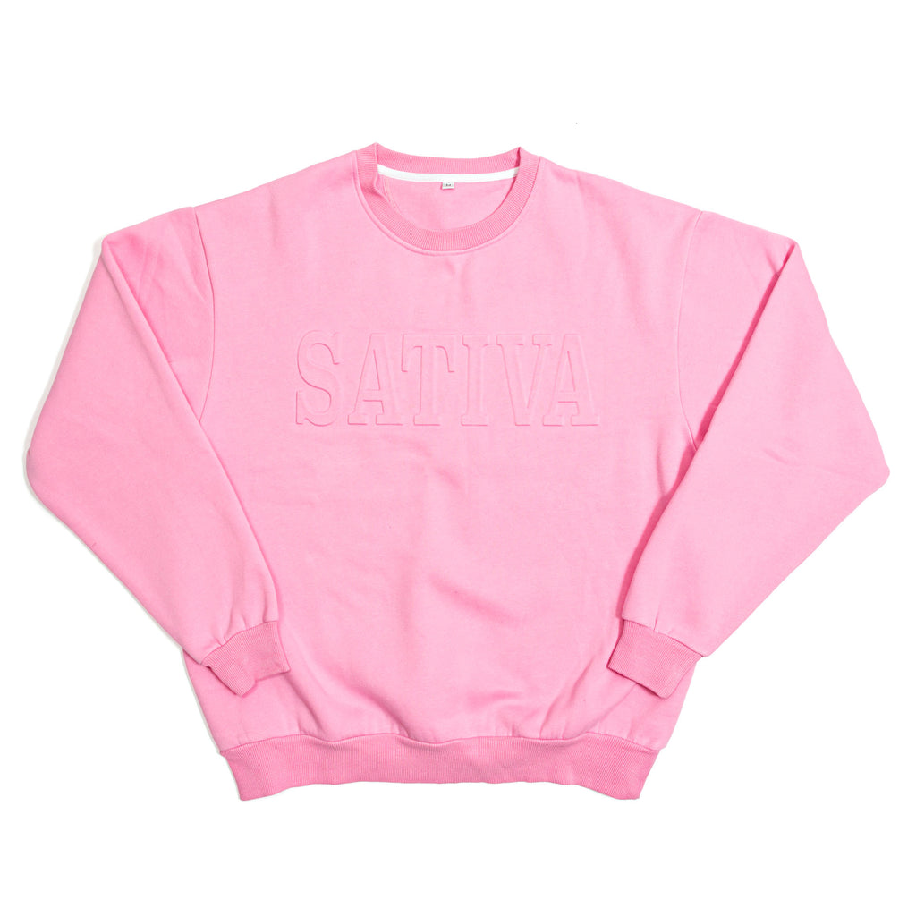 "STAVIA" pink sweatshirt