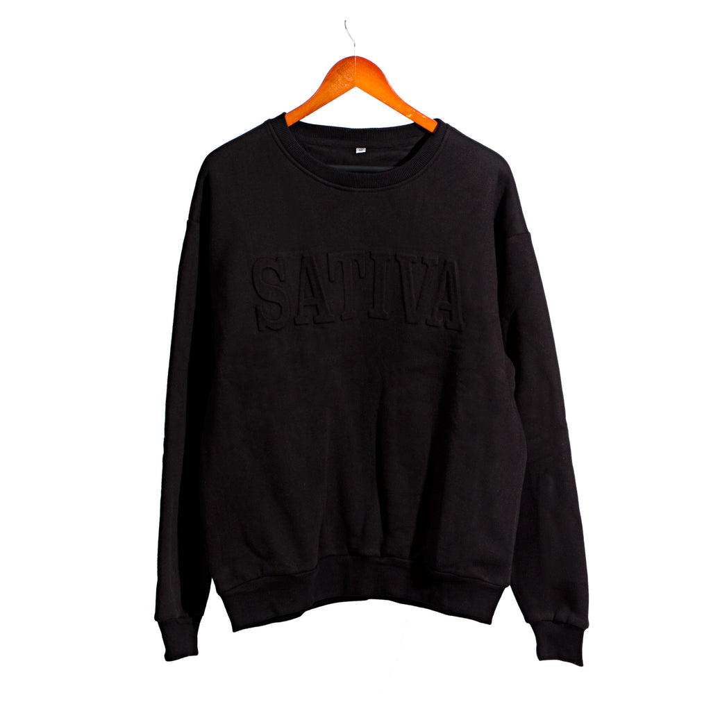 SATIVA Black Sweatshirt