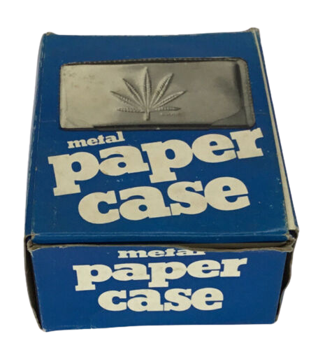 Vintage Silver Paper Case in box